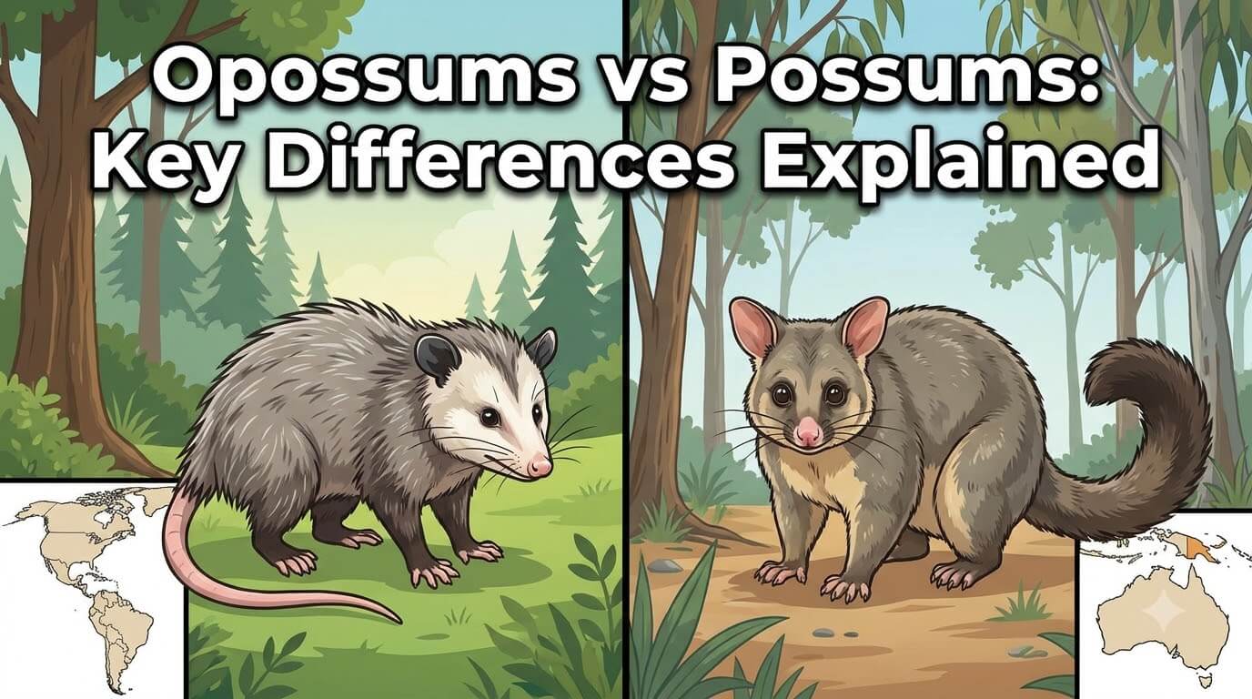 Opossums vs Possums: Key Differences Explained