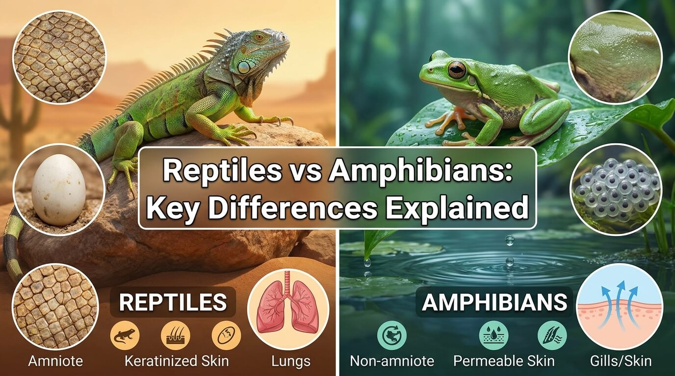 Reptiles vs Amphibians: Key Differences Explained