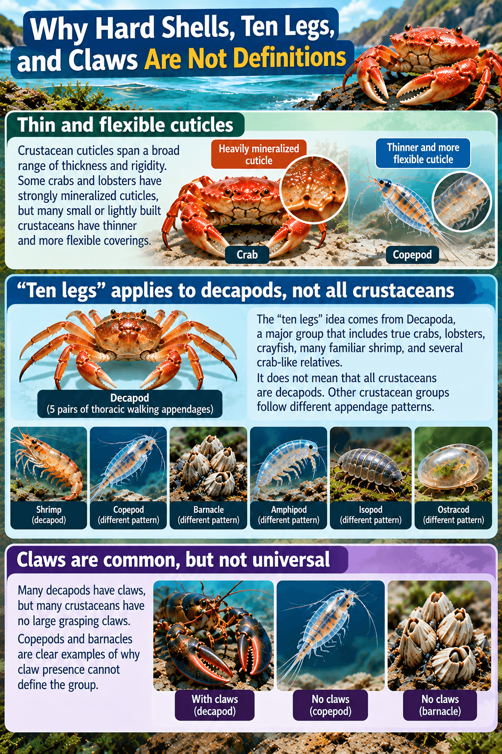 Why Hard Shells, Ten Legs, and Claws Are Not Definitions