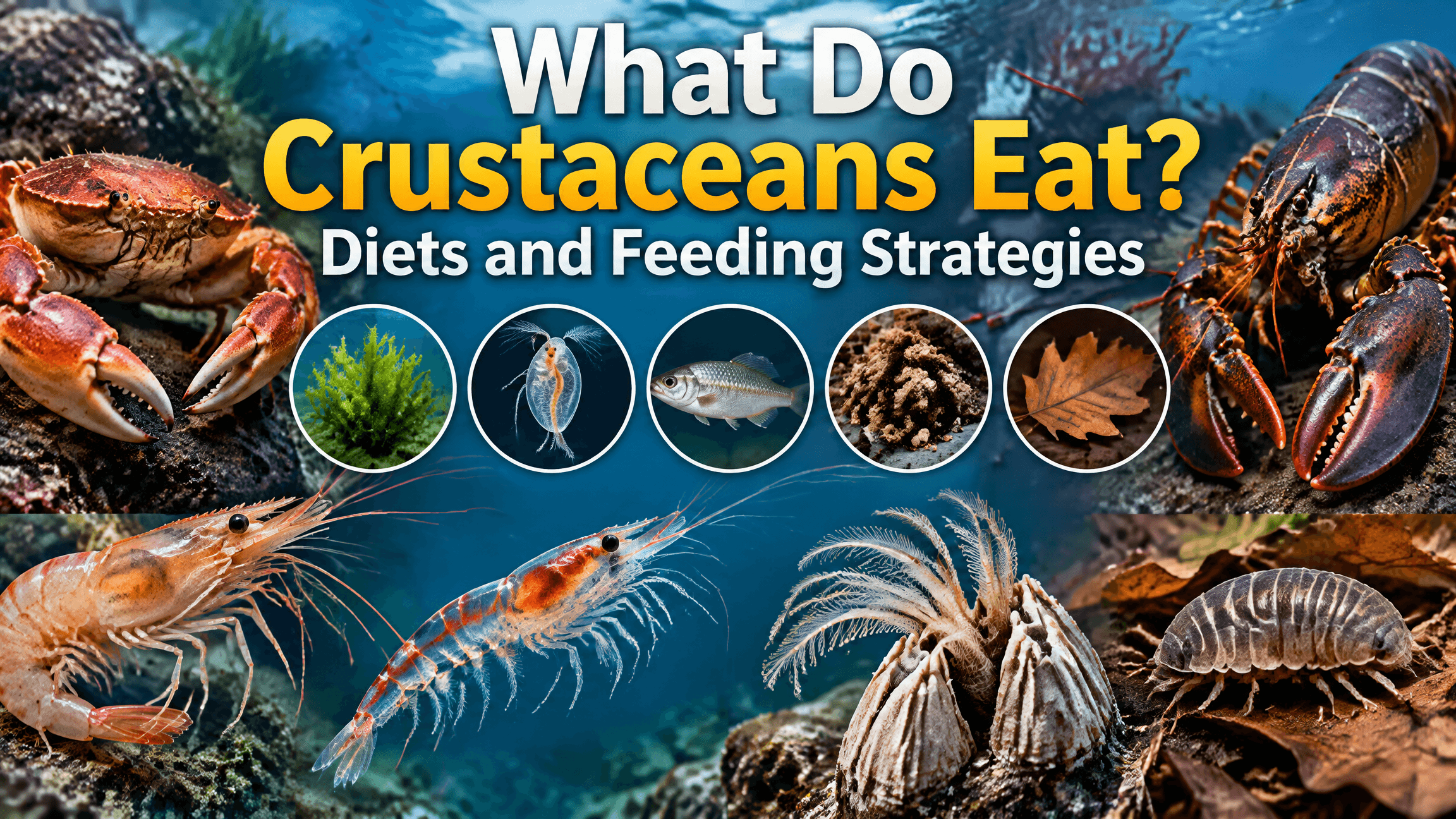 What Do Crustaceans Eat? Diets and Feeding Strategies