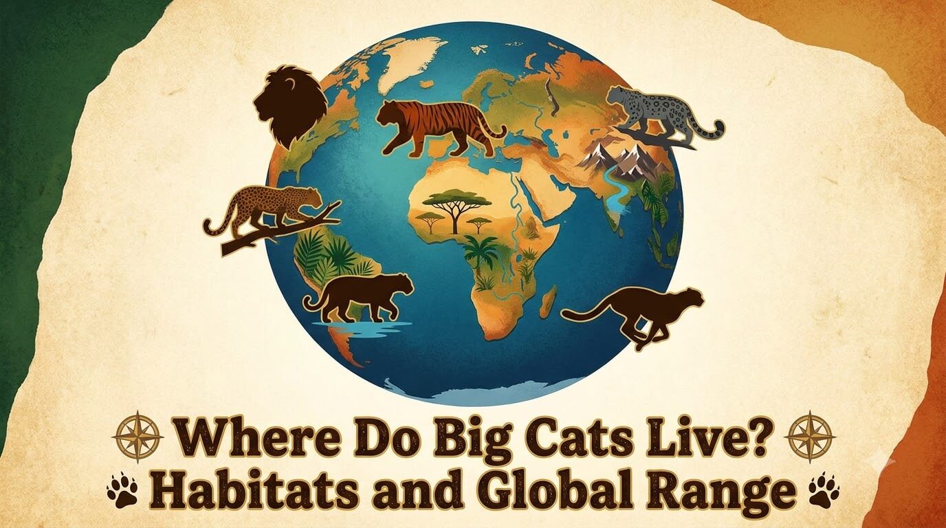 Where Do Big Cats Live? Habitats and Global Range