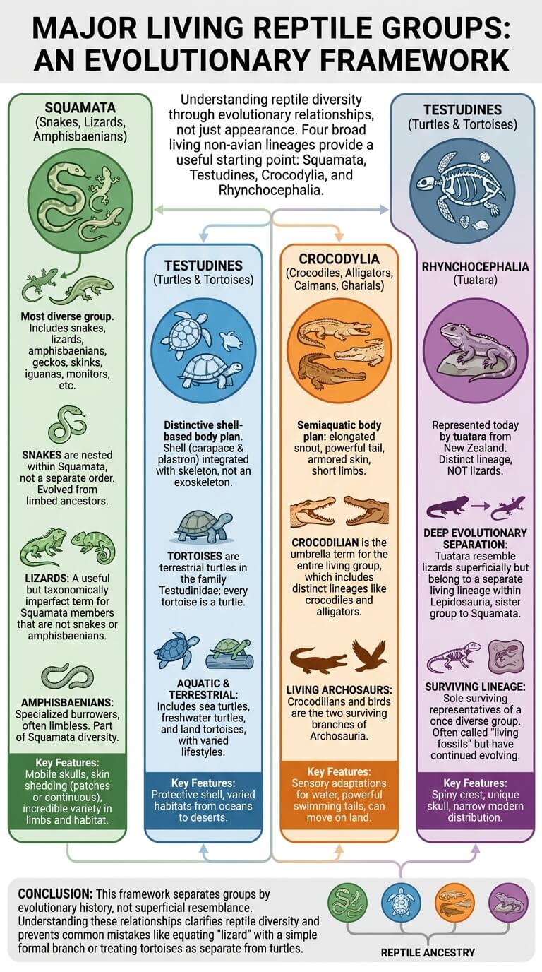 Major Reptile Groups