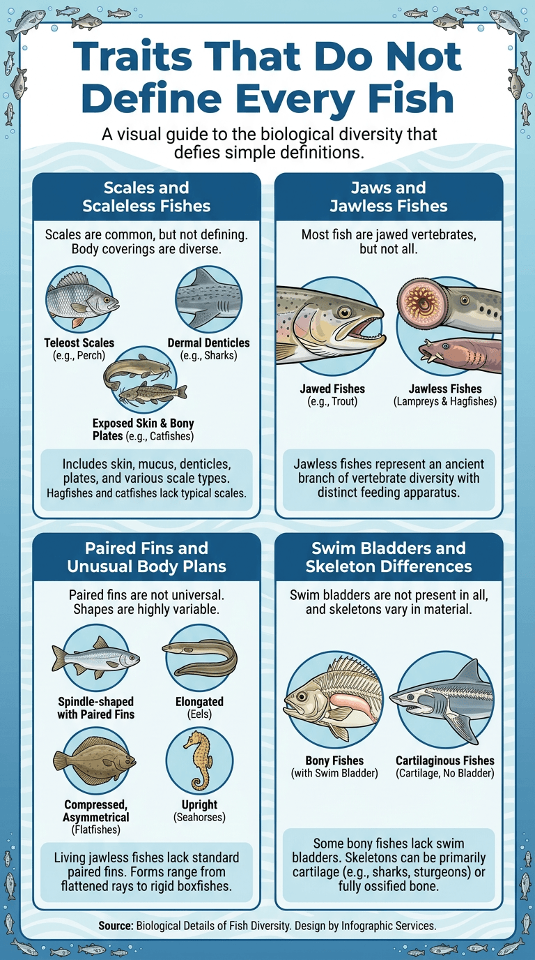 Traits That Do Not Define Every Fish