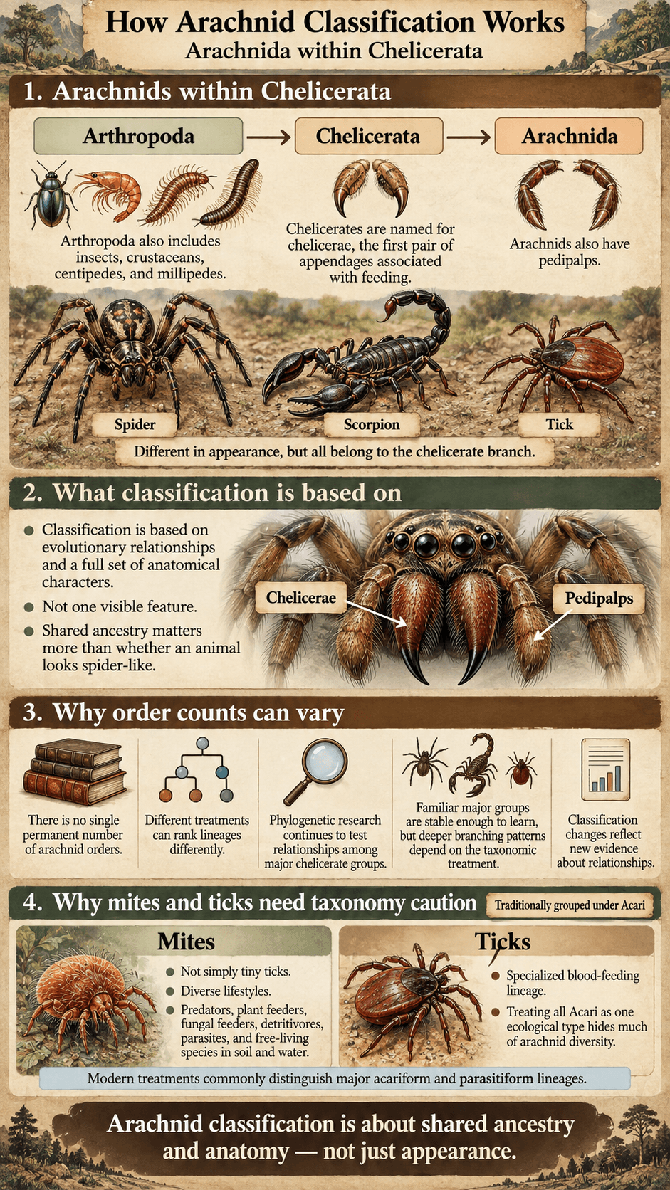 How Arachnid Classification Works