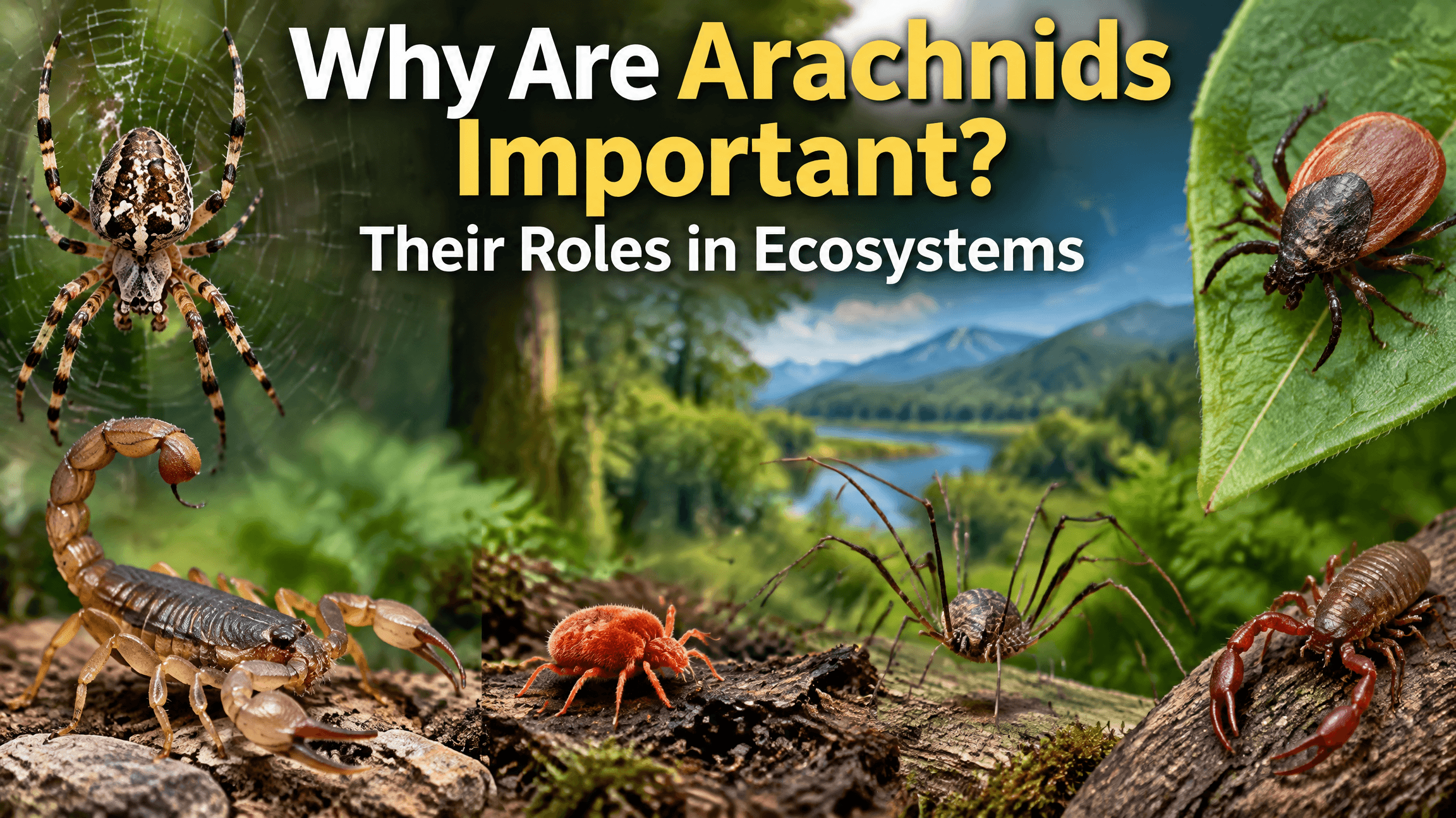 Why Are Arachnids Important? Their Roles in Ecosystems