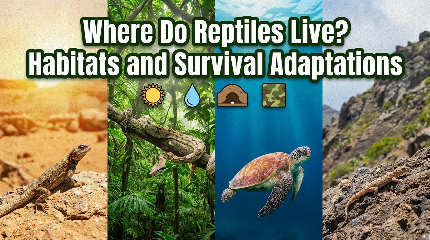 Where Do Reptiles Live? Habitats and Survival Adaptations