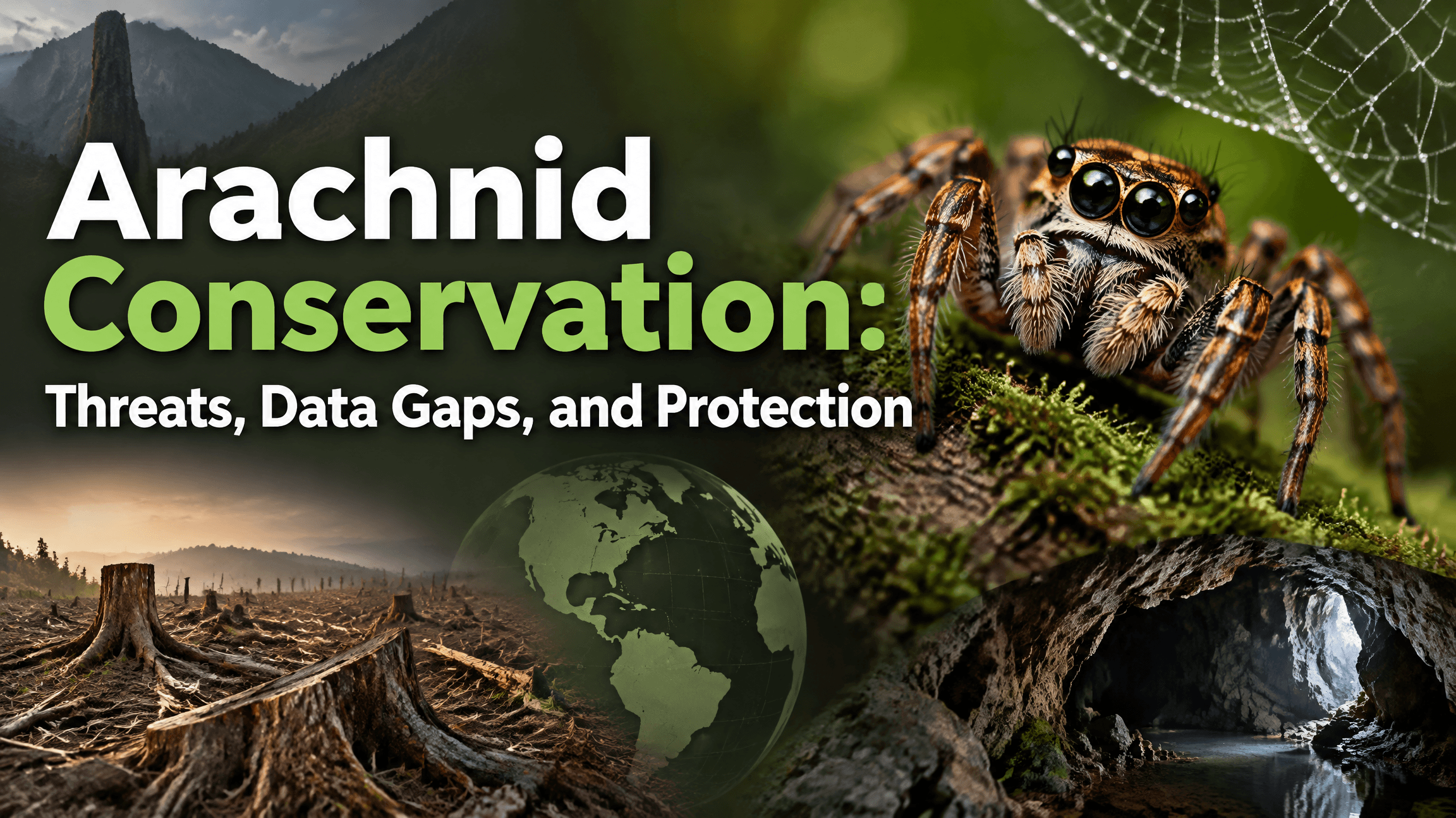 Arachnid Conservation: Threats, Data Gaps, and Protection