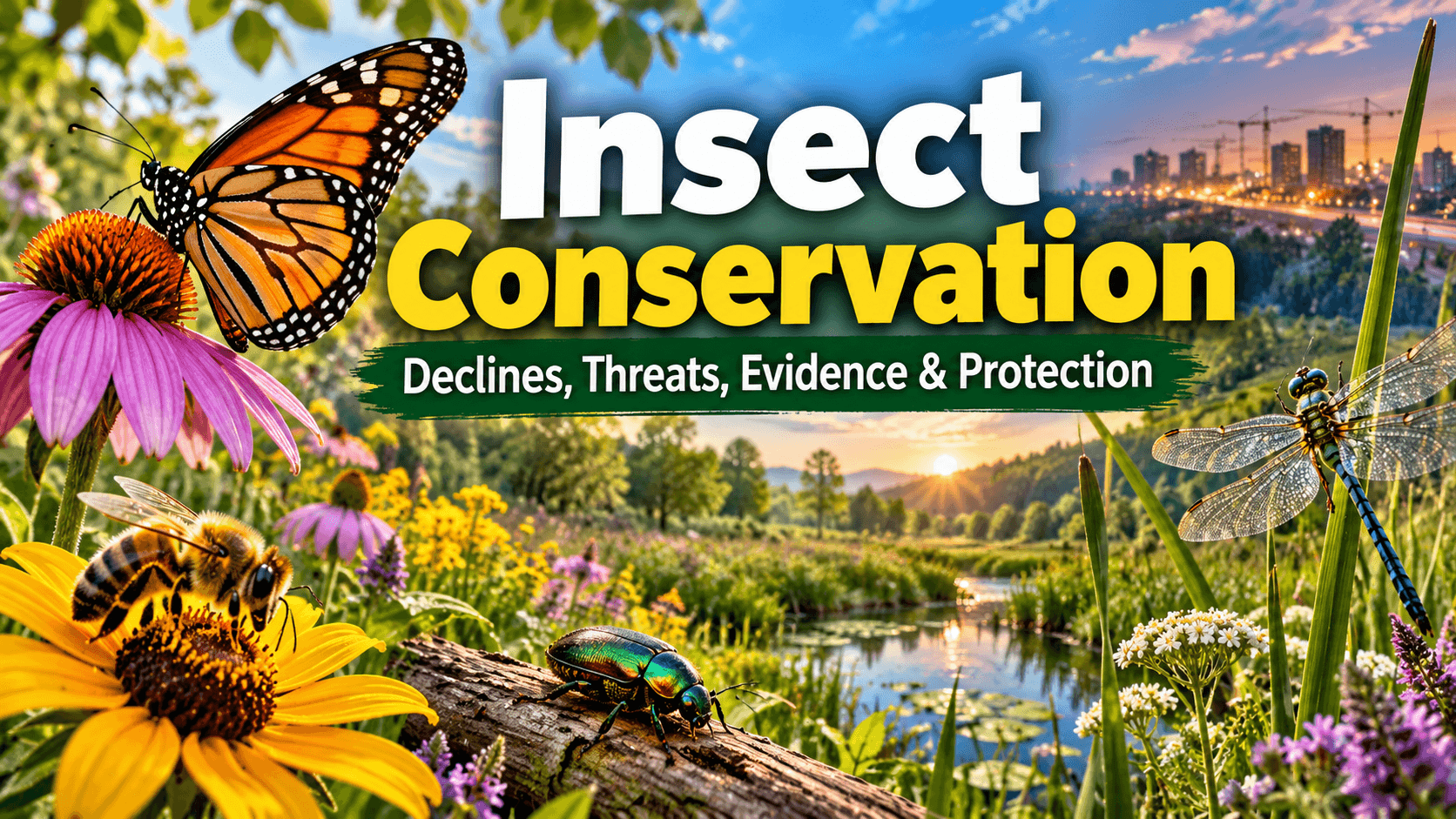 Insect Conservation: Declines, Threats, Evidence, and Protection