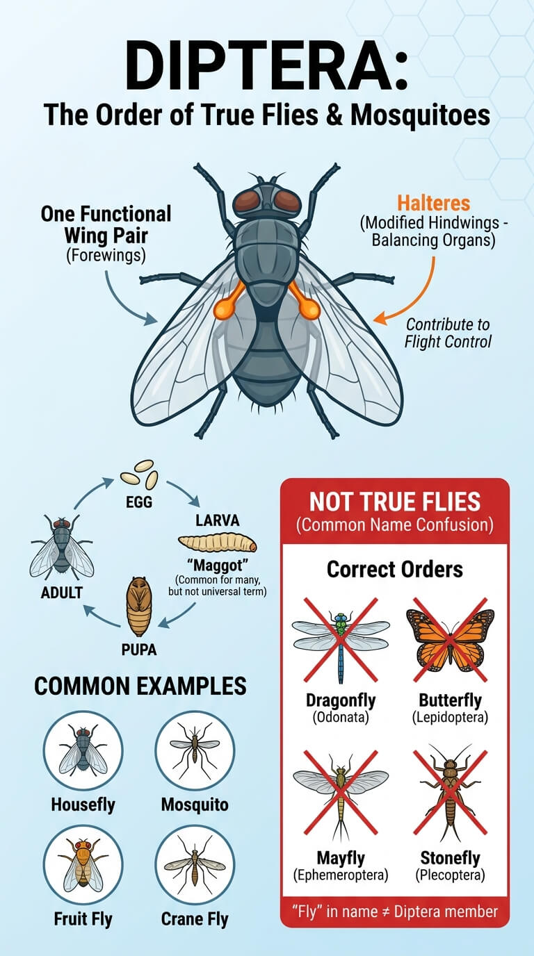Diptera: True Flies and Mosquitoes
