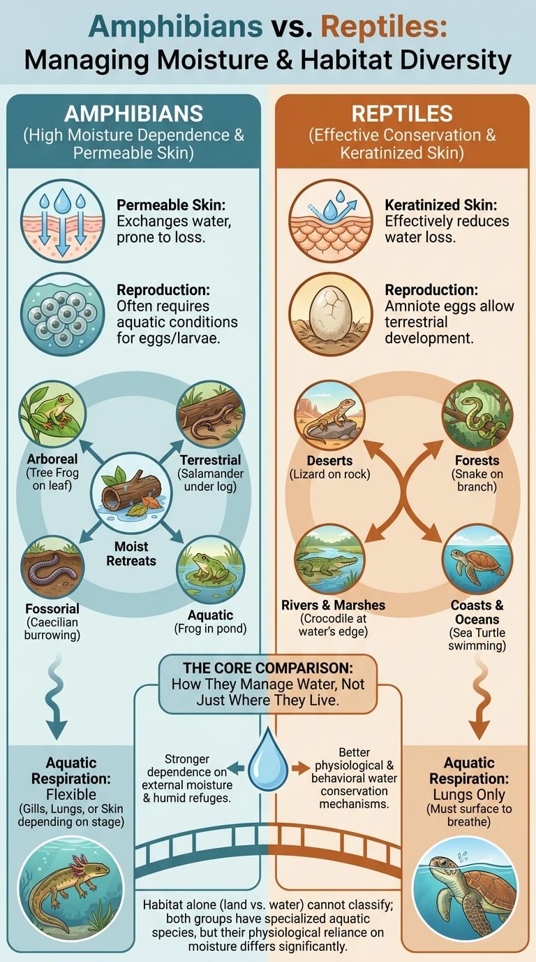Habitats and Dependence on Moisture