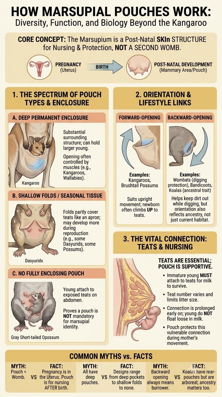 How Marsupial Pouches Work