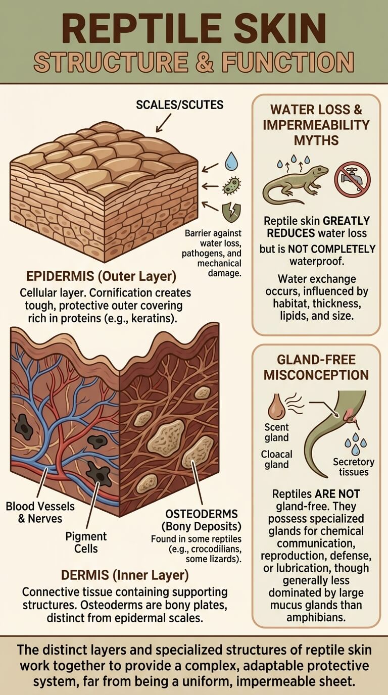 The Basic Structure of Reptile Skin