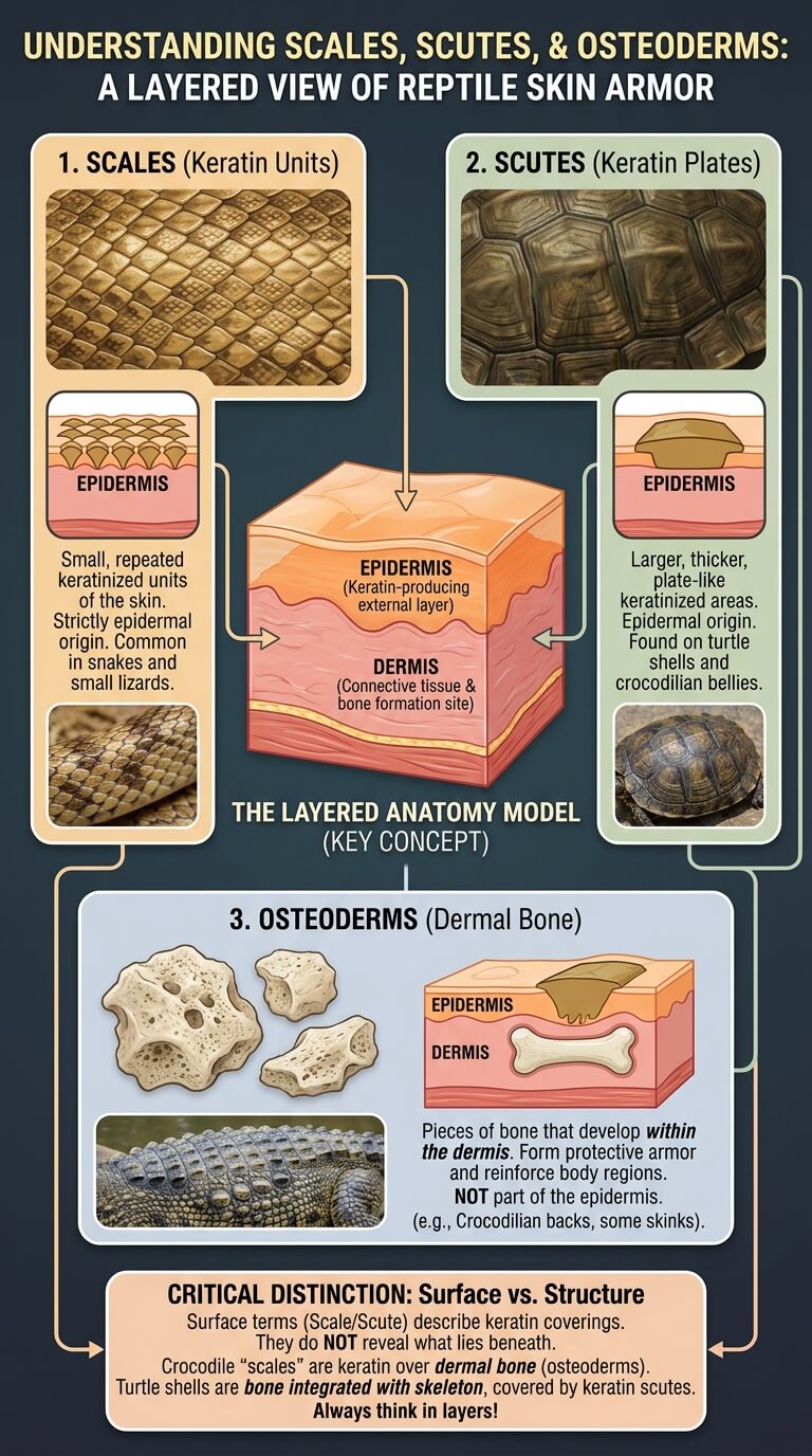 Scales, Scutes, and Osteoderms