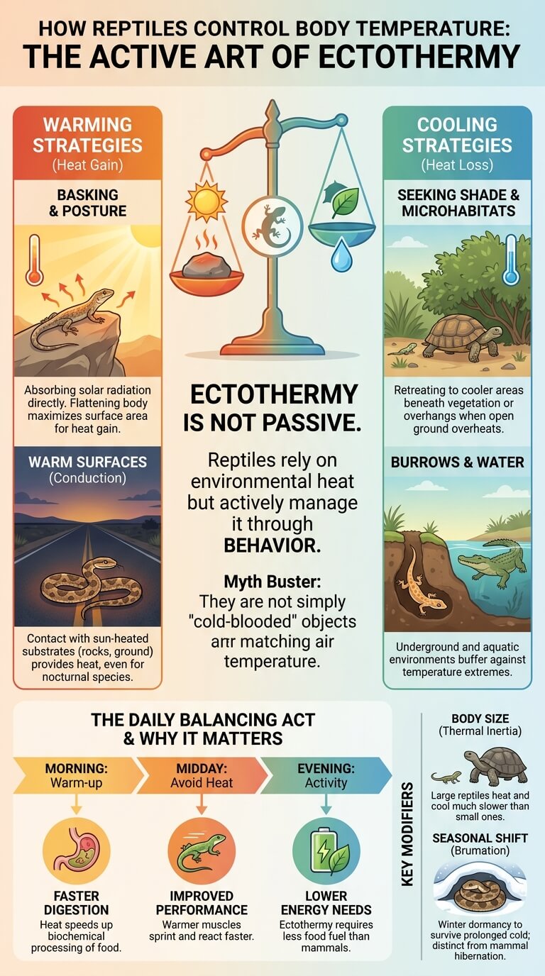 How Reptiles Control Body Temperature