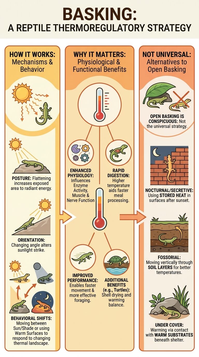 Basking as One Thermoregulatory Strategy