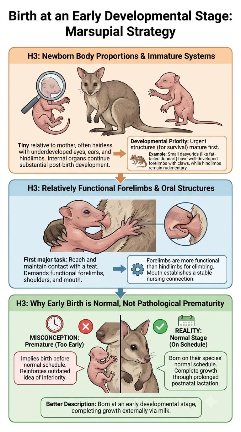Birth at an Early Developmental Stage