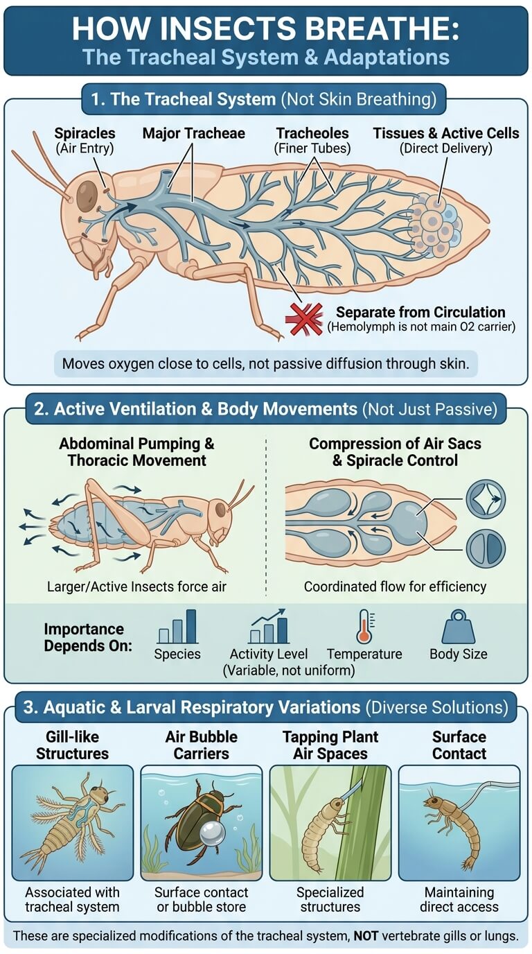 How Insects Breathe
