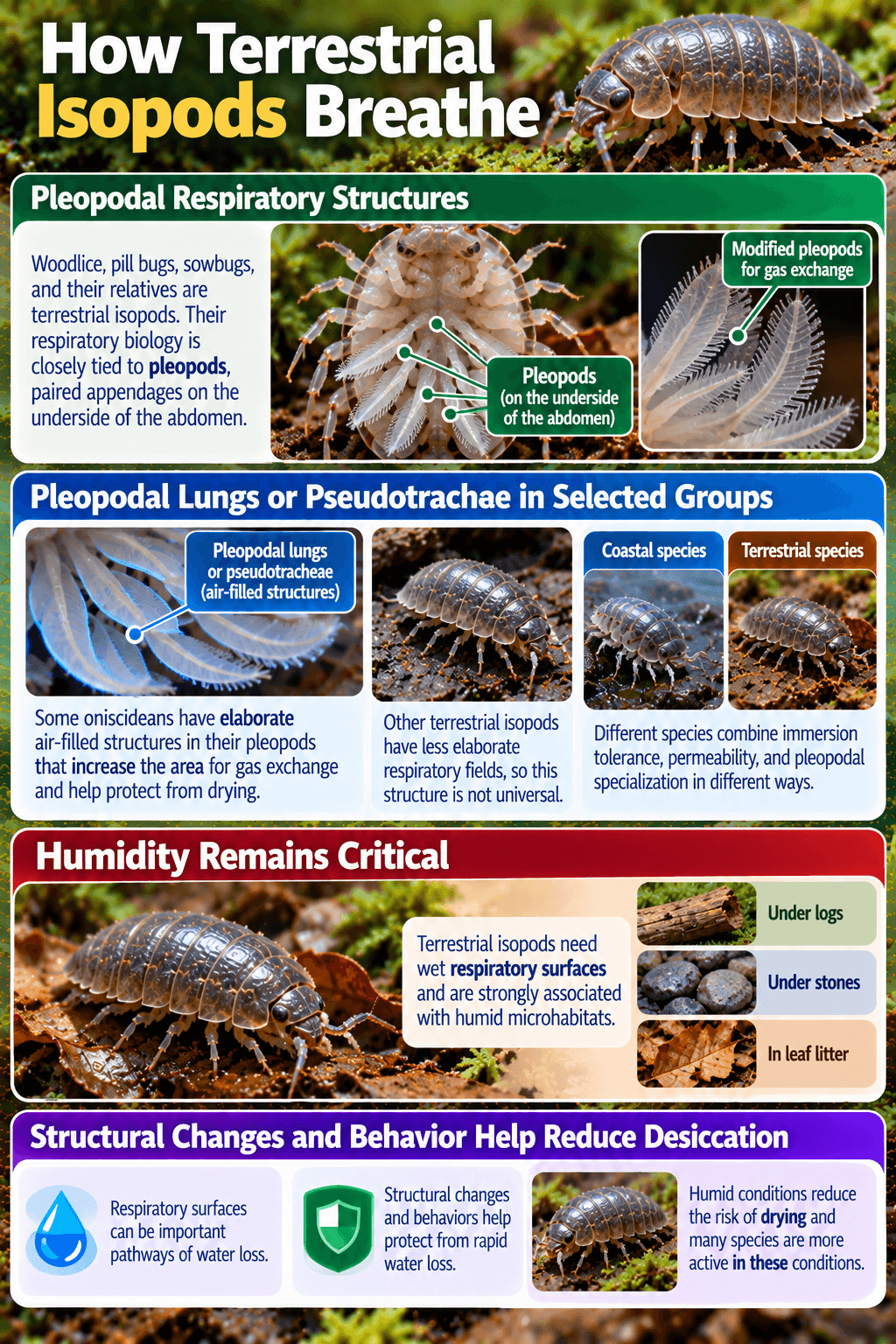 How Terrestrial Isopods Breathe