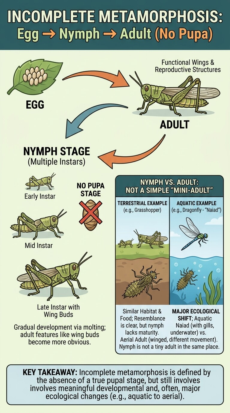 Incomplete Metamorphosis