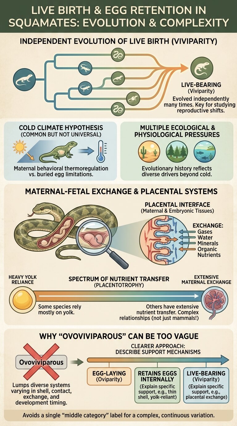 Live Birth and Egg Retention