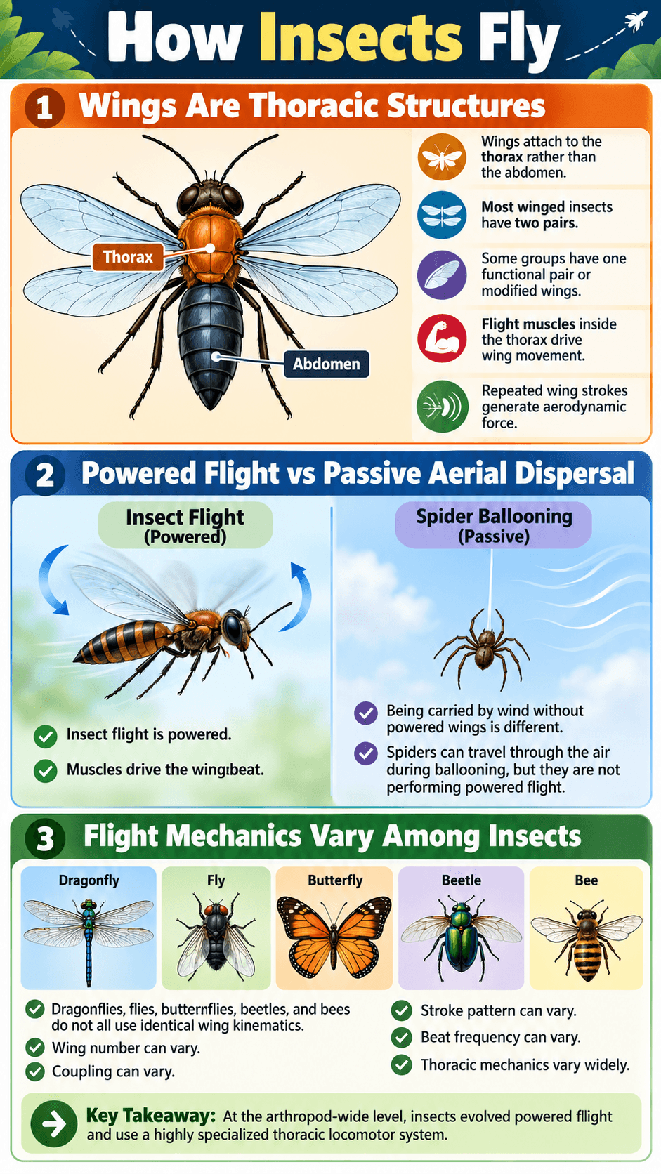How Insects Fly