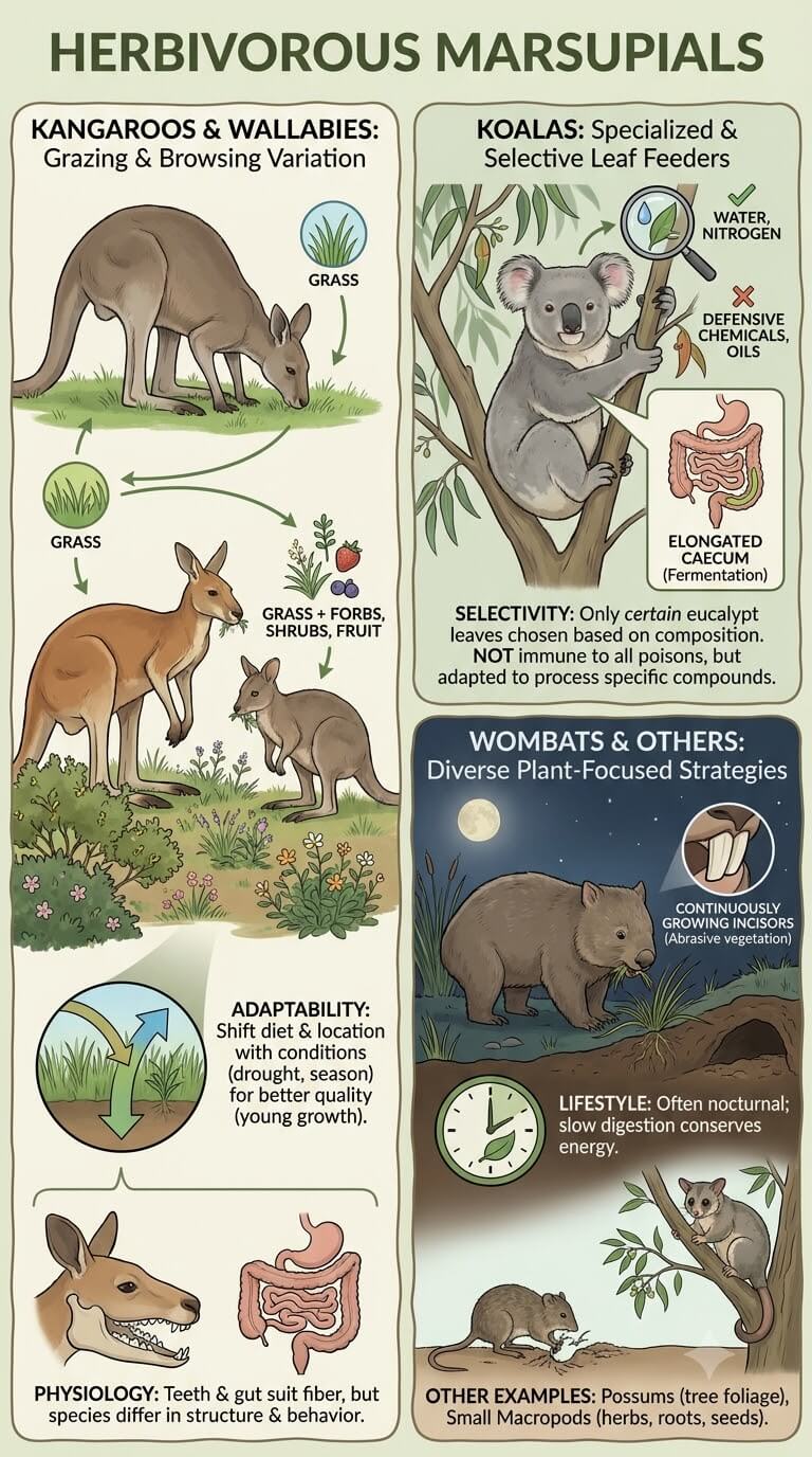 Herbivorous Marsupials