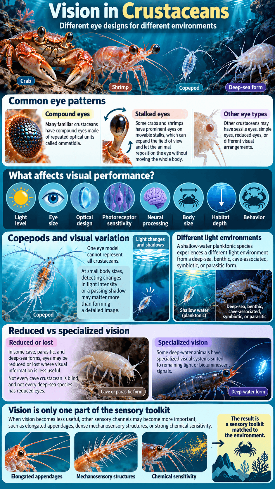 Vision in Crustaceans