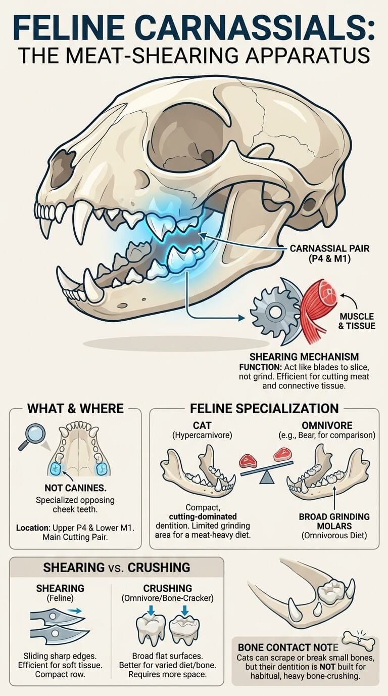 Carnassials: The Main Meat-Shearing Teeth