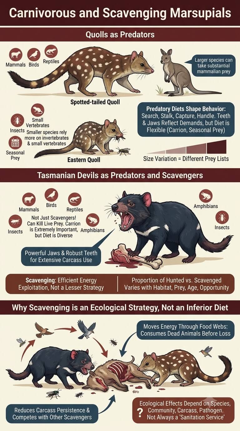 Carnivorous and Scavenging Marsupials