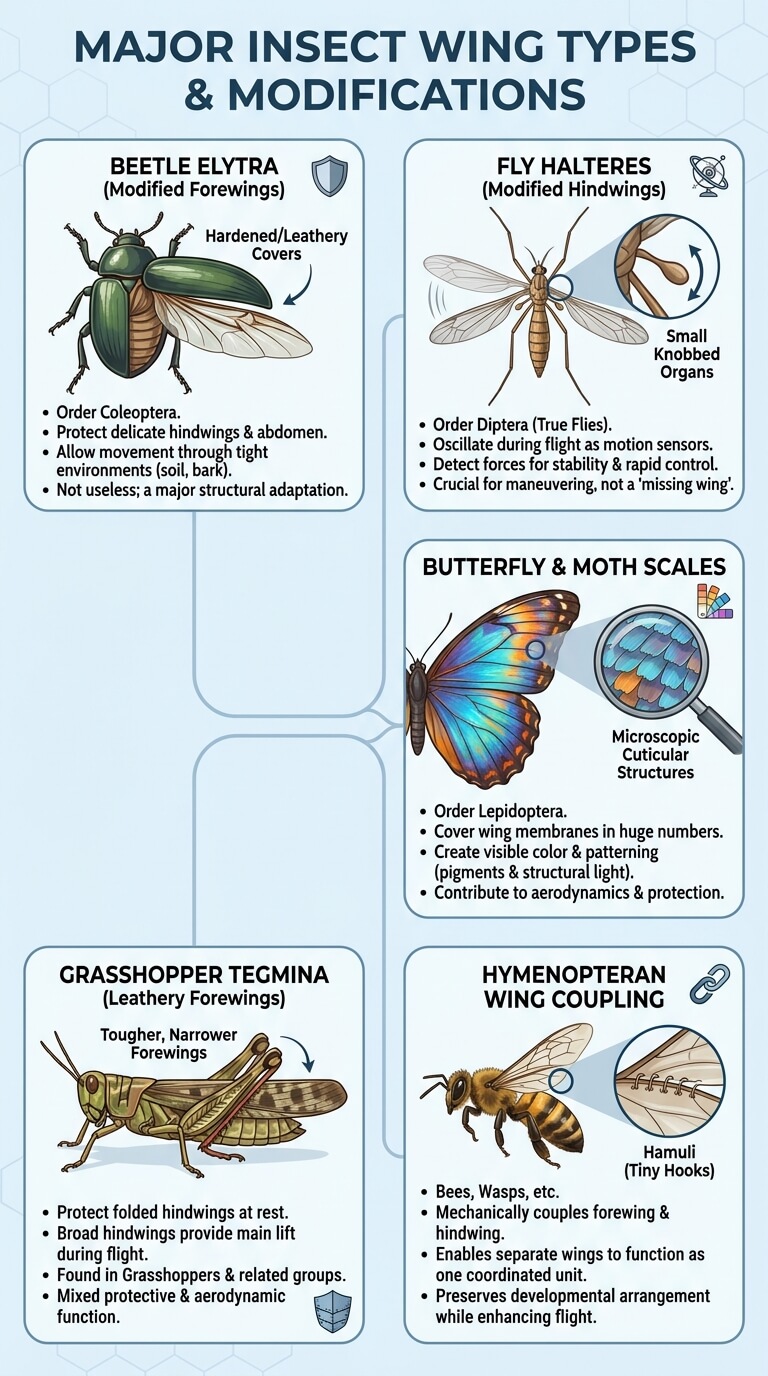 Major Wing Types and Modifications