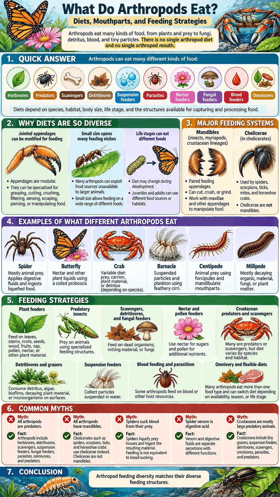 What Do Arthropods Eat