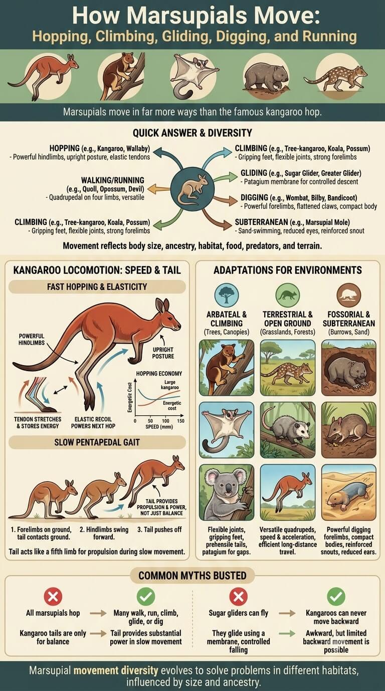 How Marsupials Move