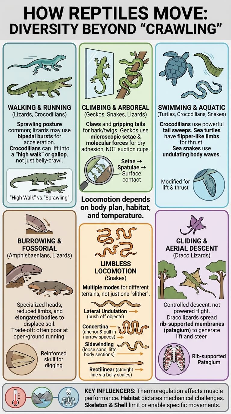 How Reptiles Move