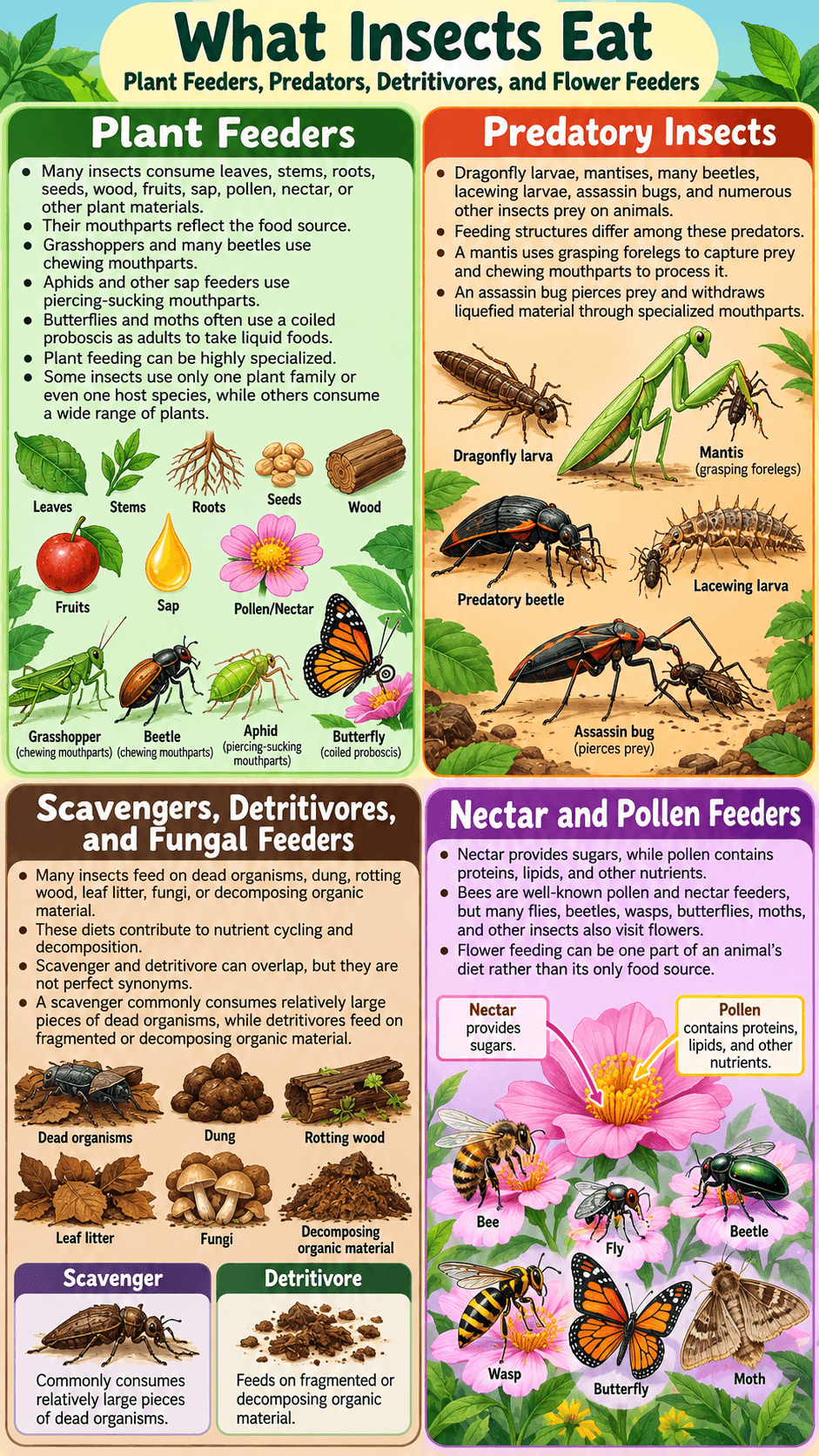 What Insects Eat