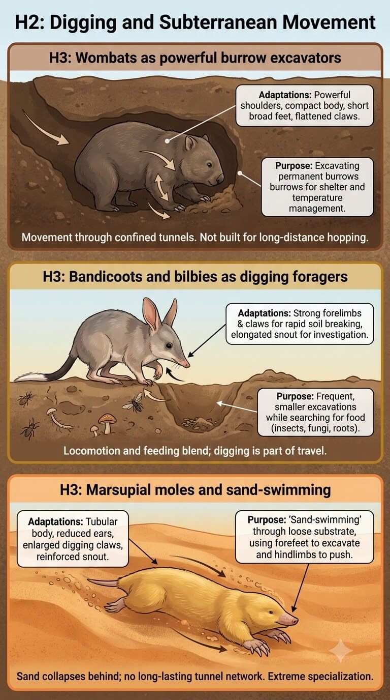 Digging and Subterranean Movement