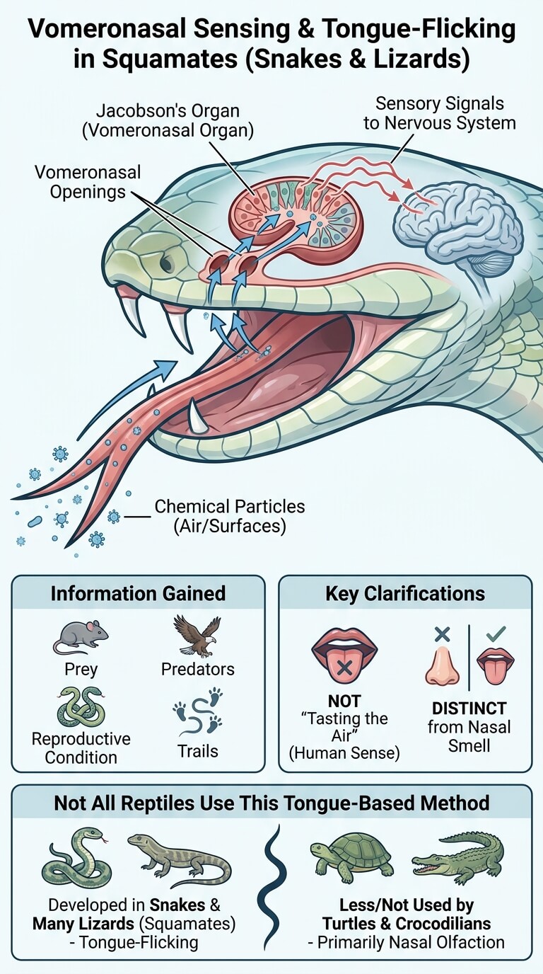 Vomeronasal Sensing and Tongue-Flicking