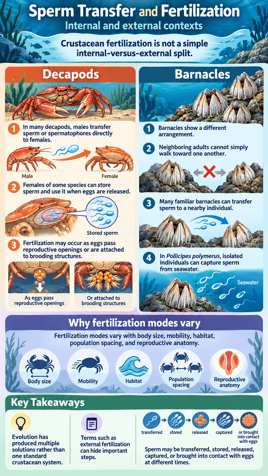 Sperm Transfer and Fertilization
