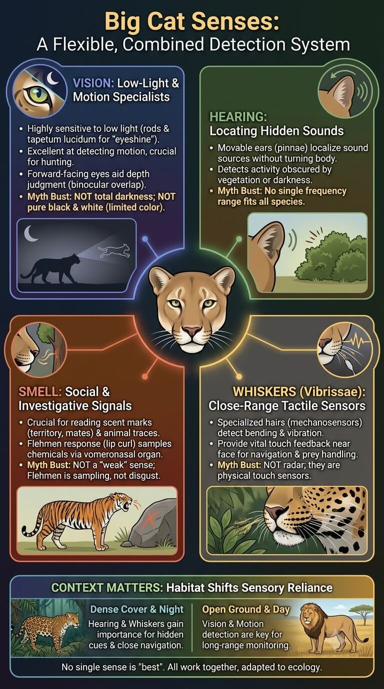 big cat senses