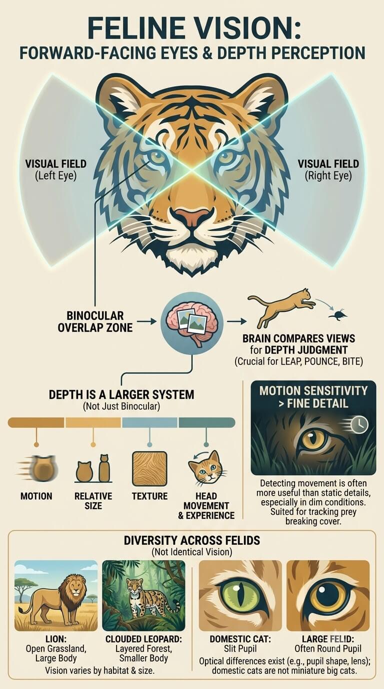 Vision and Forward-Facing Eyes