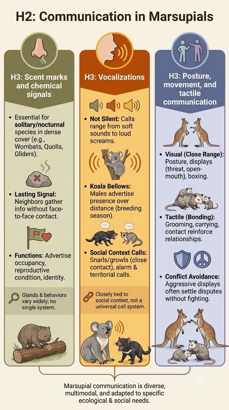 Communication in Marsupials