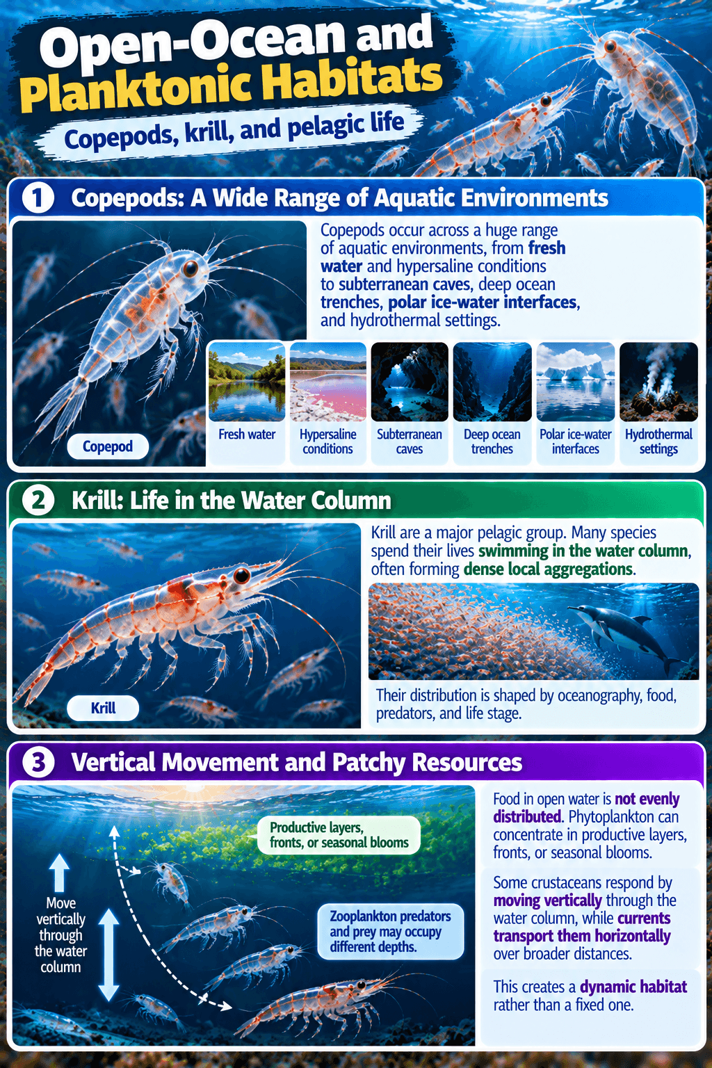 Open-Ocean and Planktonic Habitats
