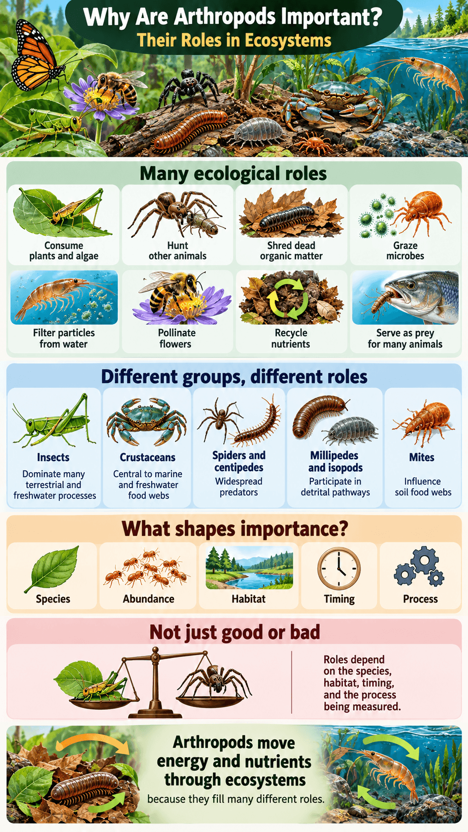 Why Are Arthropods Important