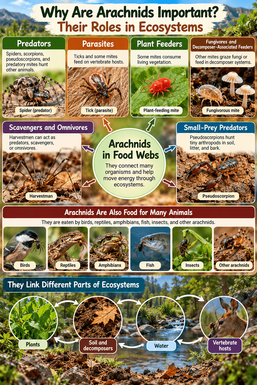 Why Are Arachnids Important