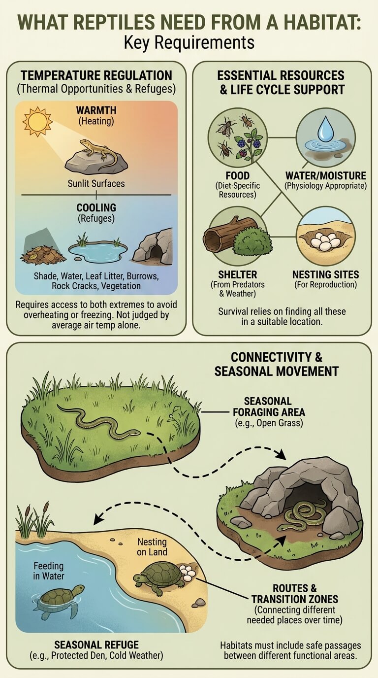 What Reptiles Need From a Habitat