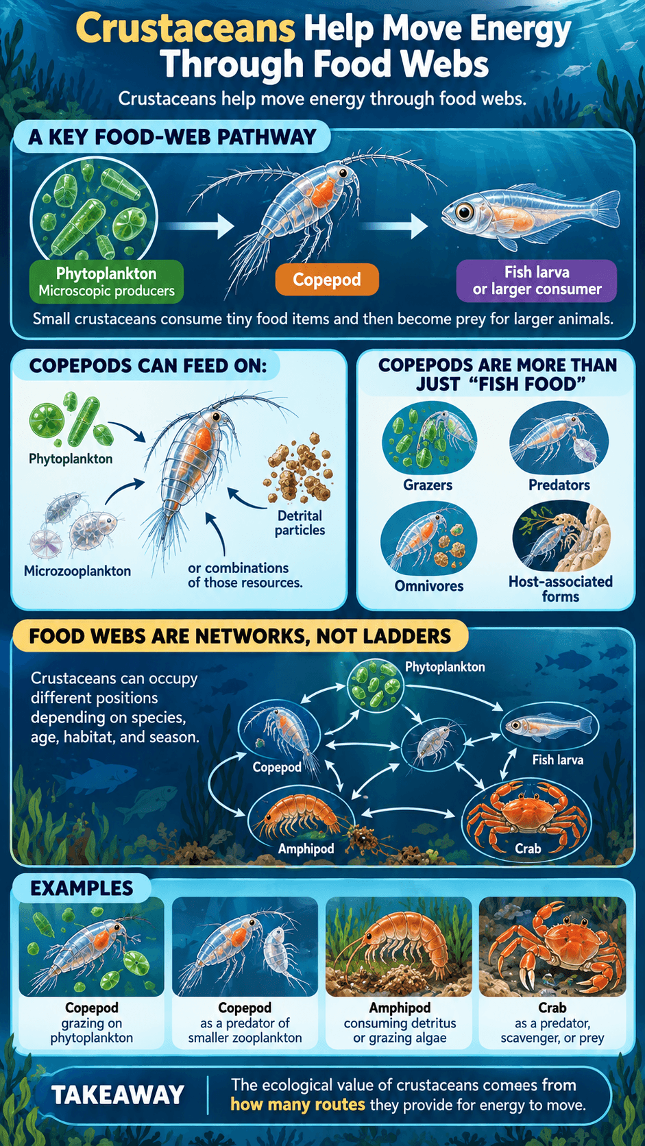 Crustaceans Help Move Energy Through Food Webs