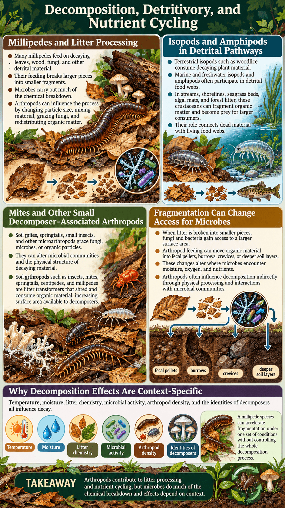 Decomposition, Detritivory, and Nutrient Cycling