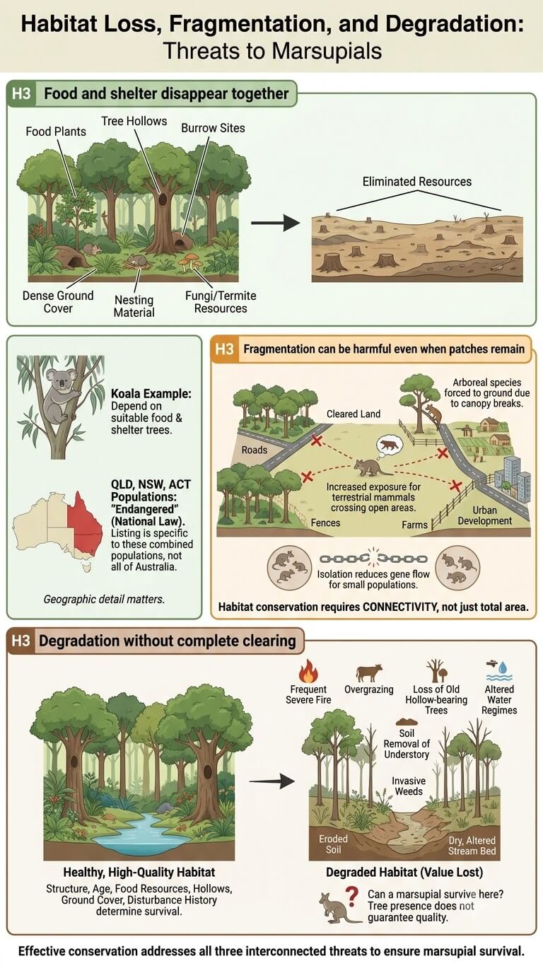 Habitat Loss, Fragmentation, and Degradation