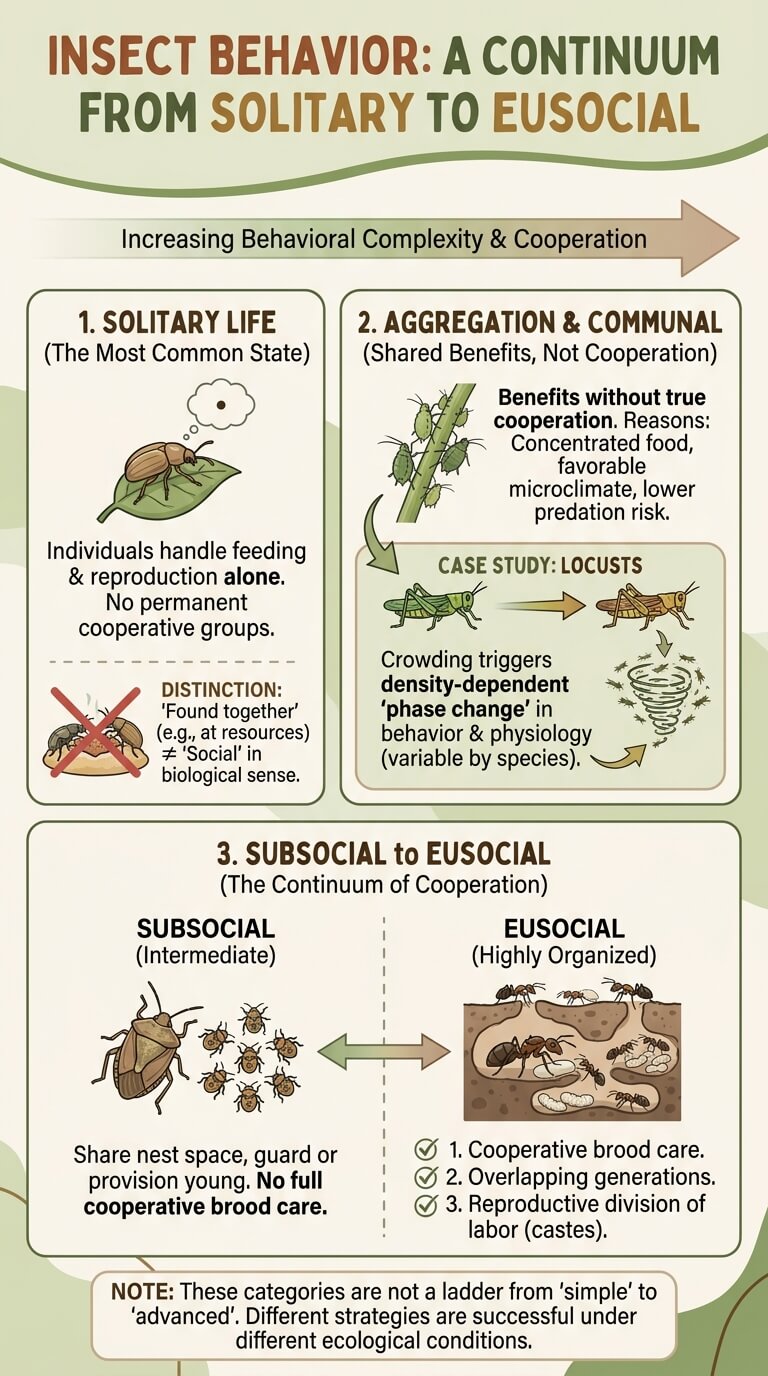 Solitary, Gregarious, and Social Behavior