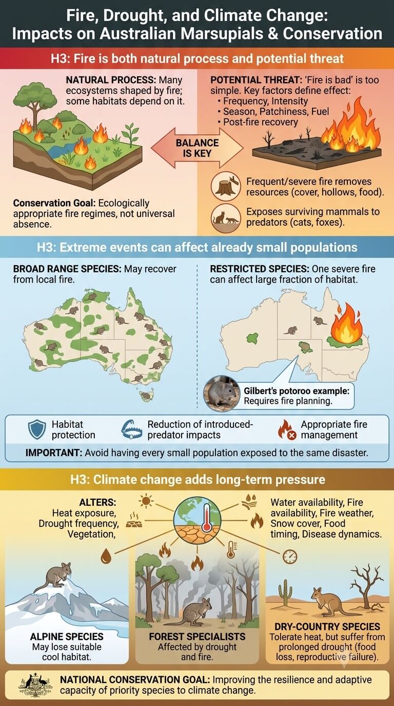 Fire, Drought, and Climate Change