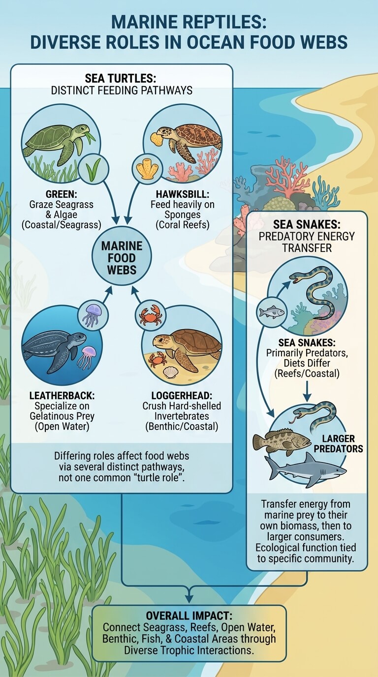 Marine Reptiles in Ocean Food Webs